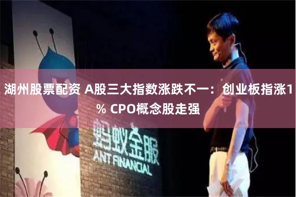 湖州股票配资 A股三大指数涨跌不一：创业板指涨1% CPO概念股走强