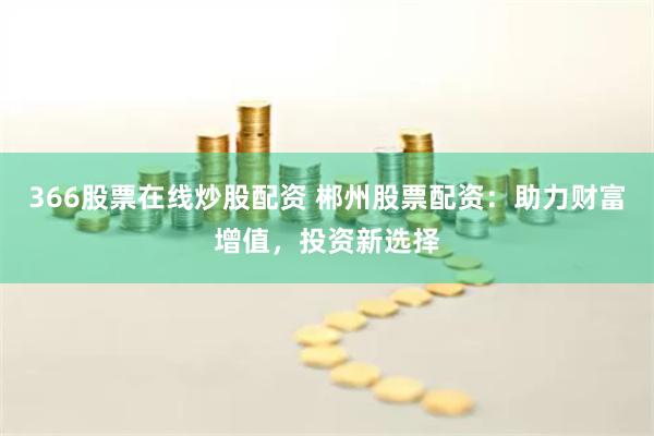 366股票在线炒股配资 郴州股票配资：助力财富增值，投资新选择