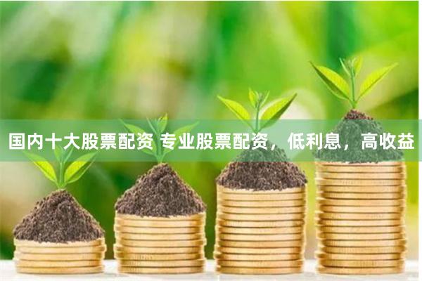 国内十大股票配资 专业股票配资，低利息，高收益